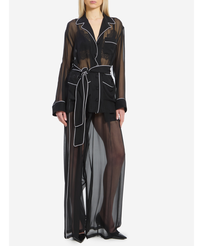 DOLCE&GABBANA - Camicia Vanity in chiffon
