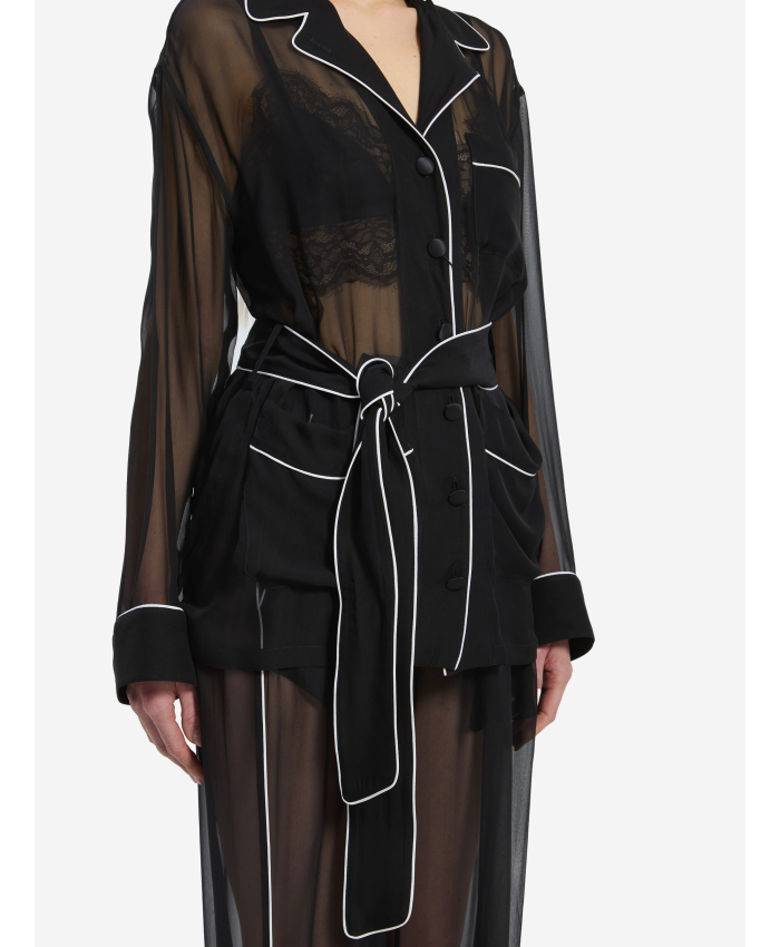 DOLCE&GABBANA - Camicia Vanity in chiffon