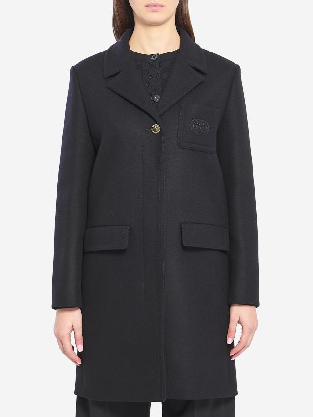 GUCCI - Cappotto in lana batavia