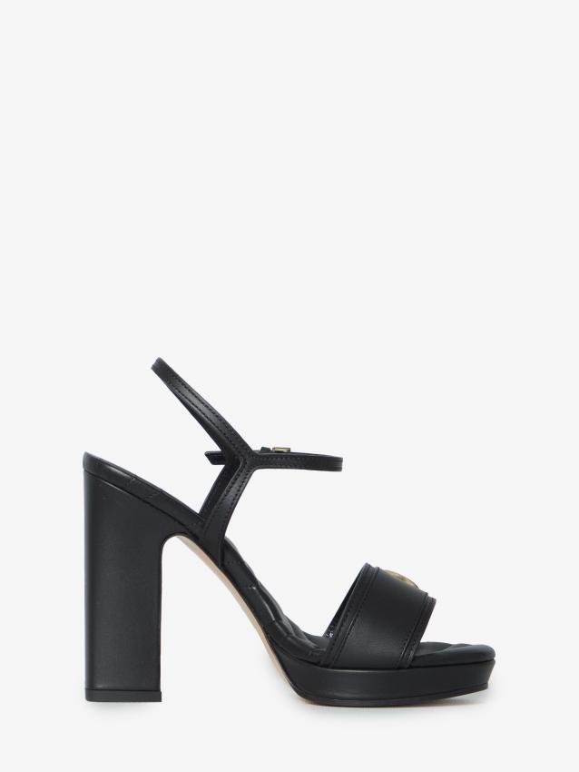 GUCCI - Sandalo con plateau e doppia G