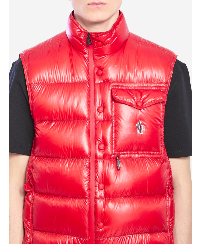 MONCLER GRENOBLE - Gilet imbottito Uychi ripiegabile