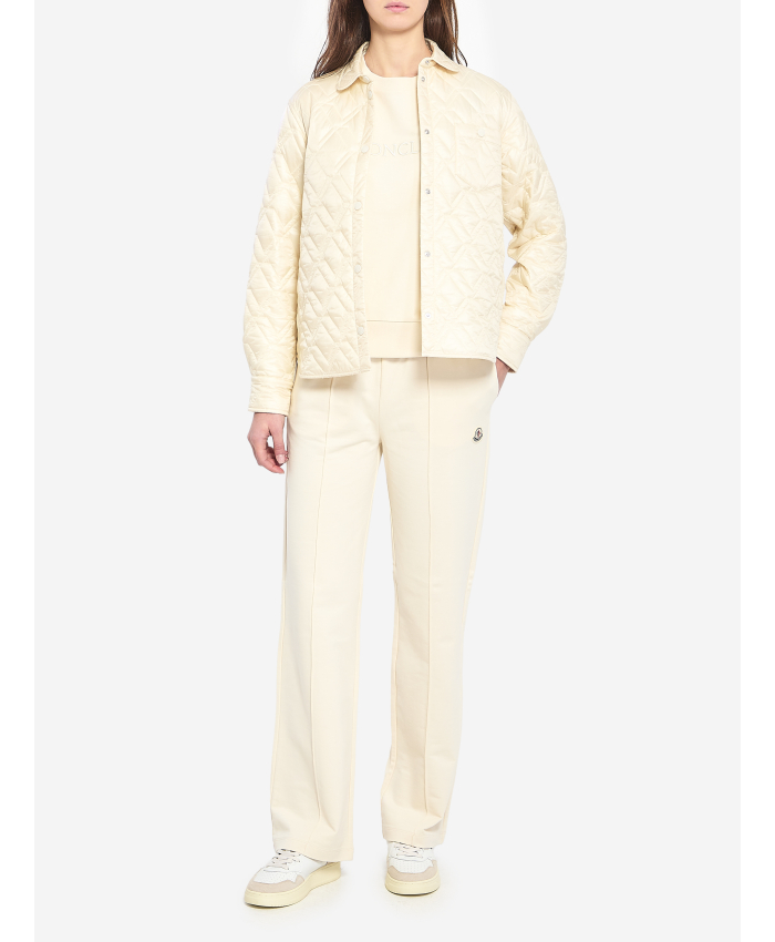 MONCLER - Felpa girocollo in cotone