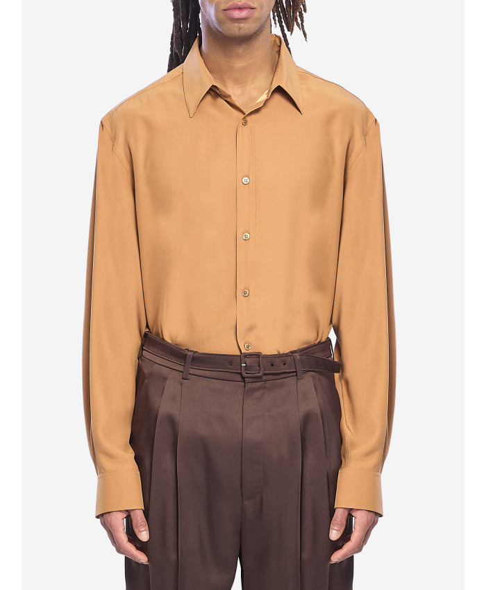 SAINT LAURENT - Camicia in seta