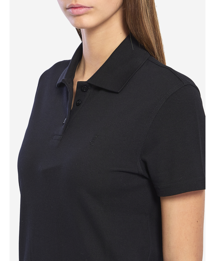 SAINT LAURENT - Cassandre cotton piqué dress