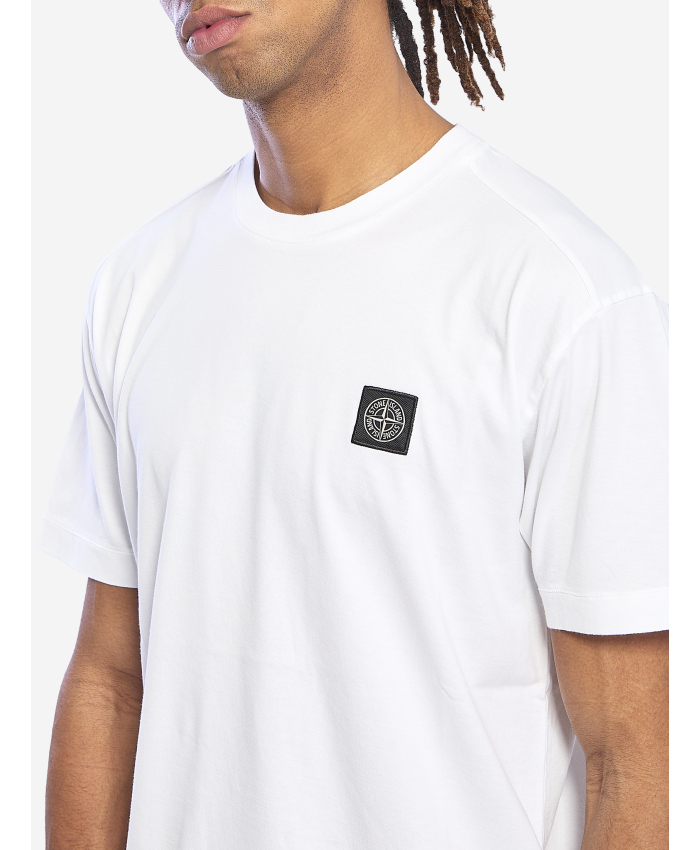 STONE ISLAND - T-shirt in cotone leggero